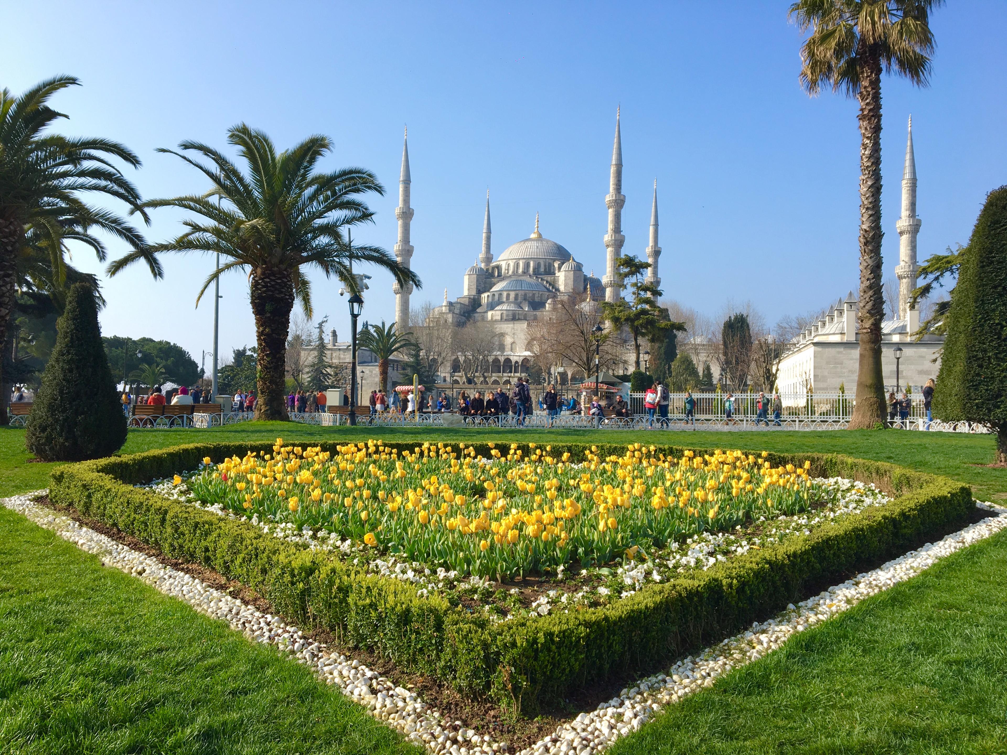 El sol rojizo bailando entre alminares - Estambul (Turquía)